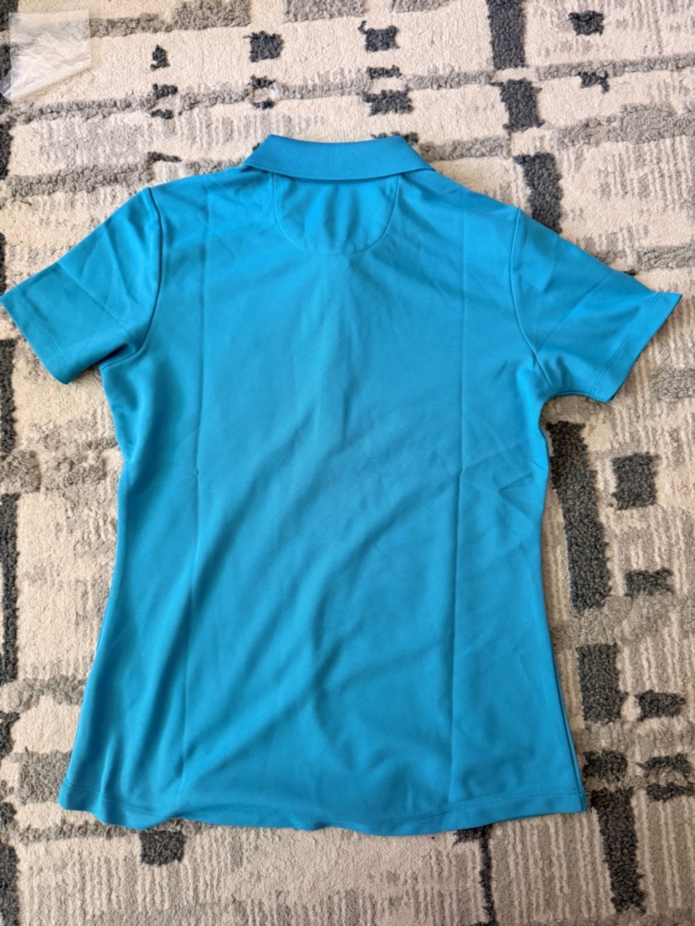 Greg Norman Collection Women's Button-Down Polo - Turquoise - Picture 4 of 4